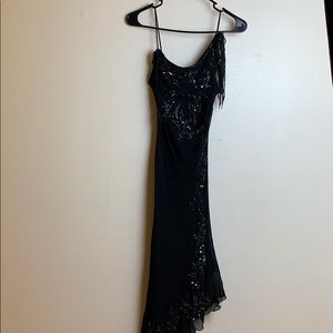 Cache Formal dress 100% silk size 4